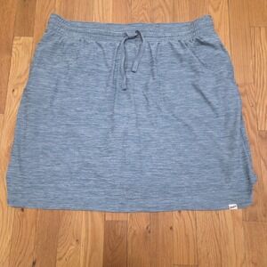 Duluth Trading Womens Activewear Hiking Outdoors Lightweight Skort Ocean Blue XL